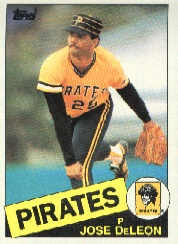 1985 Topps Baseball Cards      385     Jose DeLeon